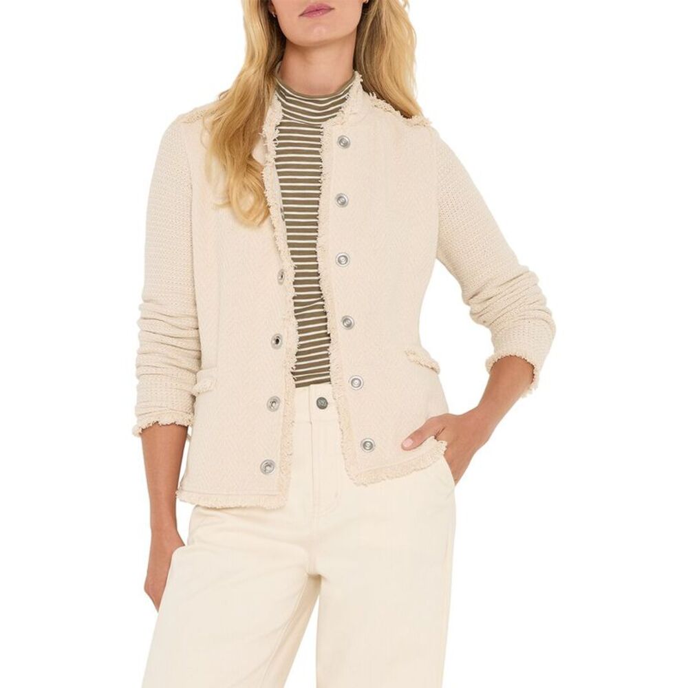 Nic & Zoe Womens Nic+Zoe Fringe Jacket